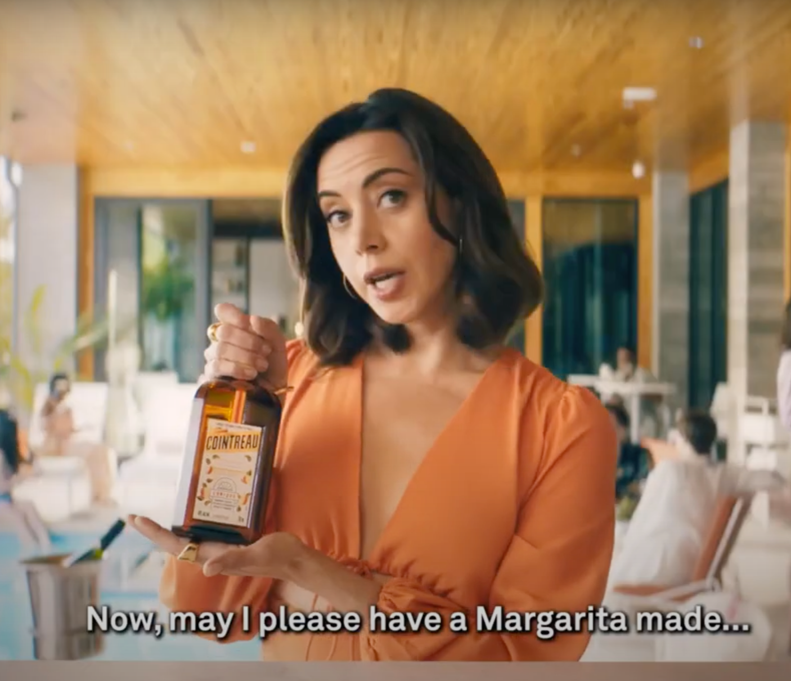 Aubry Plaza requesting a Marga-right